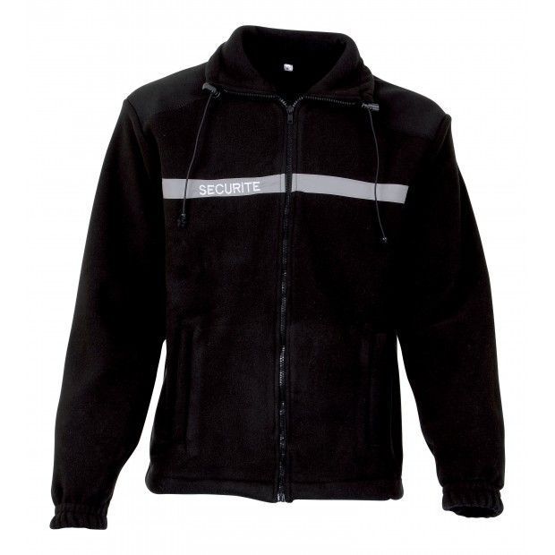 Blouson polaire noir sécurité Cityguard