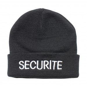 Bonnet brodé sécurité