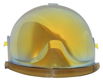 Visière / Ecran facial doré pour casque F1XF