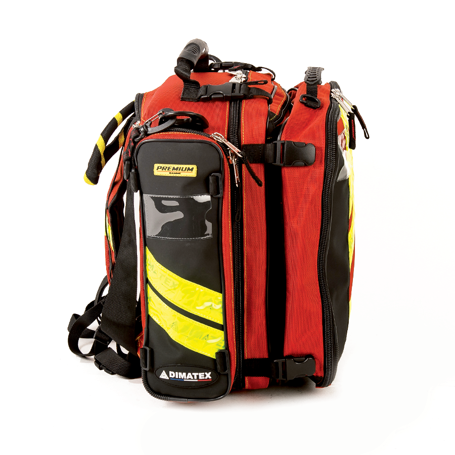 Sac de secours / urgence et d'intervention TONIC rouge DIMATEX