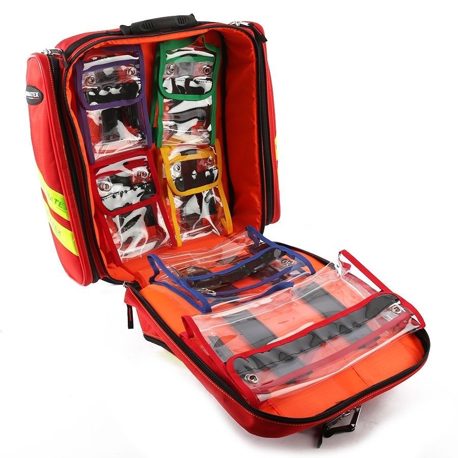 Sac de secours / urgence et d'intervention REFLEX rouge DIMATEX
