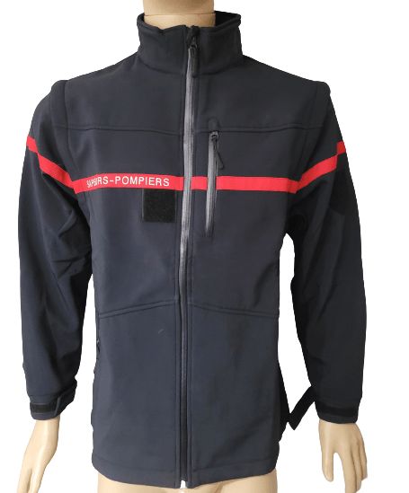 Softshell manches amovibles sapeurs-pompiers Softshell manches amovibles sapeurs-pompiers