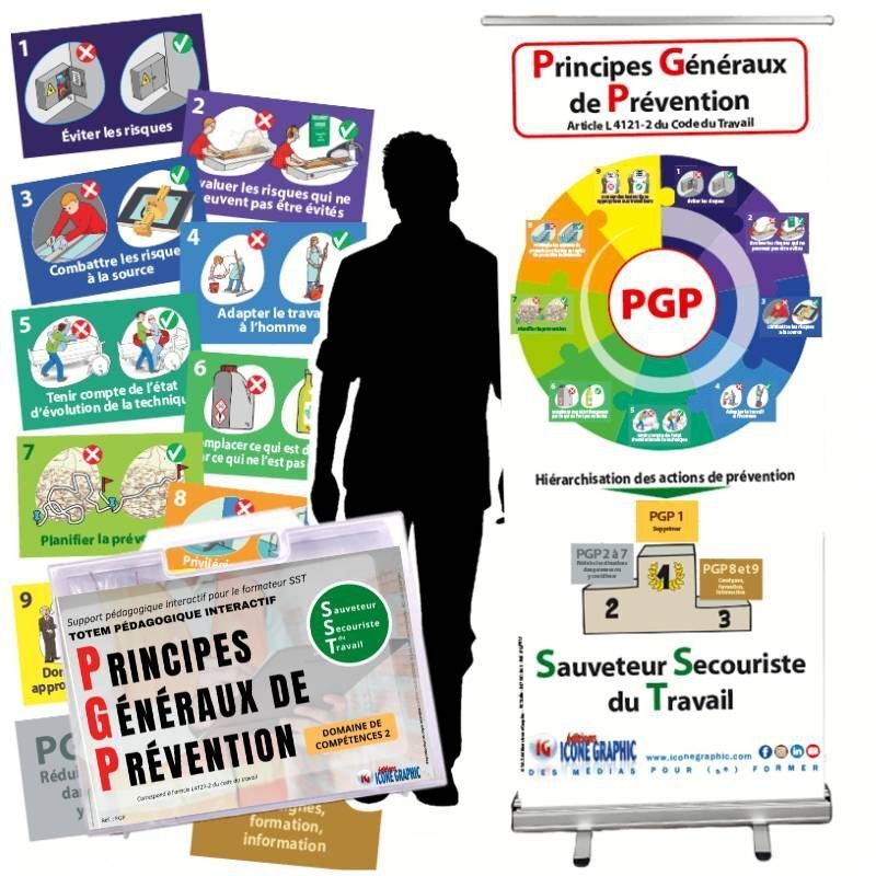 Totem de formation pédagogique interactif  : PRINCIPES GÉNÉRAUX DE PRÉVENTION SST