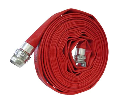 Tuyau eau incendie sapeurs-pompiers REMIFLEX SPECIAL DN70 - 20 m rouge - avec raccords DSP