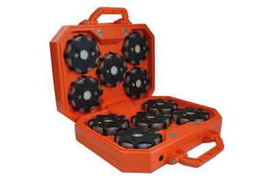 Valise 10 balises lumineuses (3 couleurs en 1) Pulsar NavStar NIGHTSEARCHER