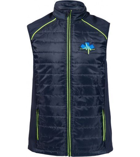 Veste /  gilet sans manches bi-matières ambulancier avec broderie DEXSER