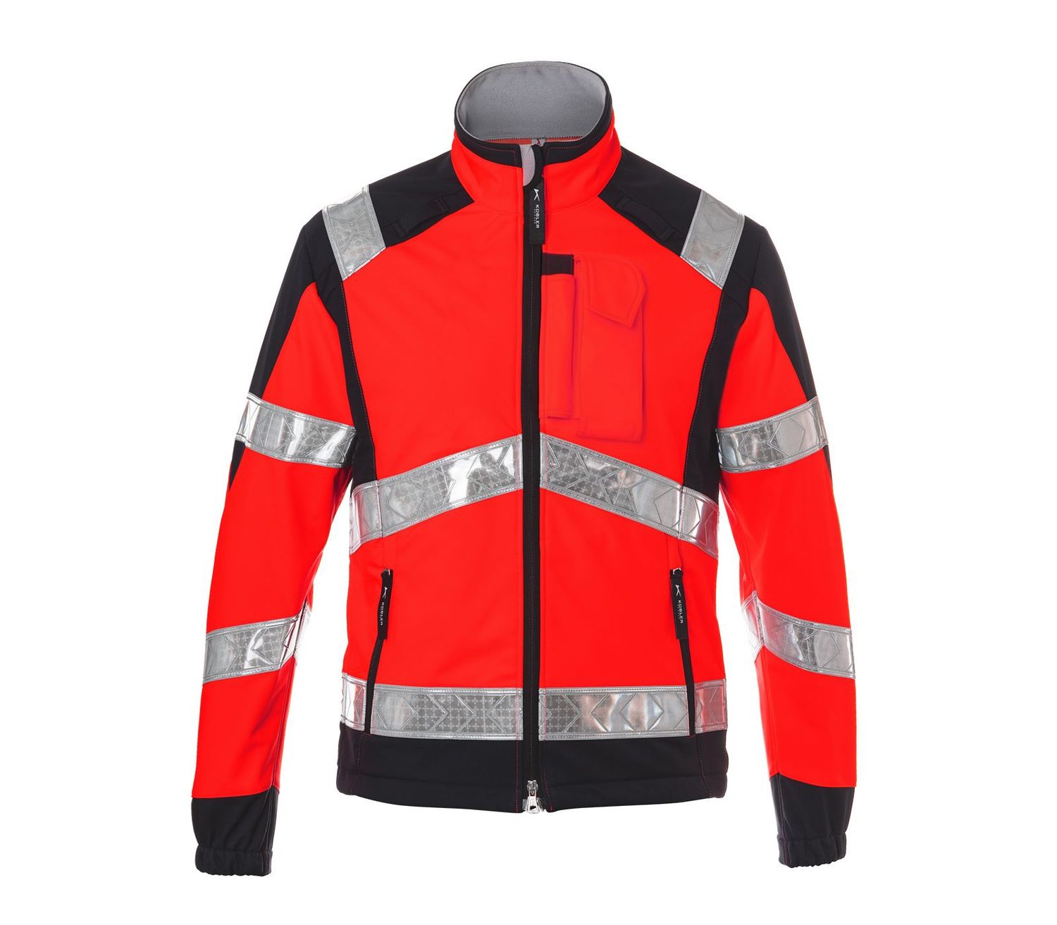 Veste softshell haute visibilité rouge fluo KÜBLER