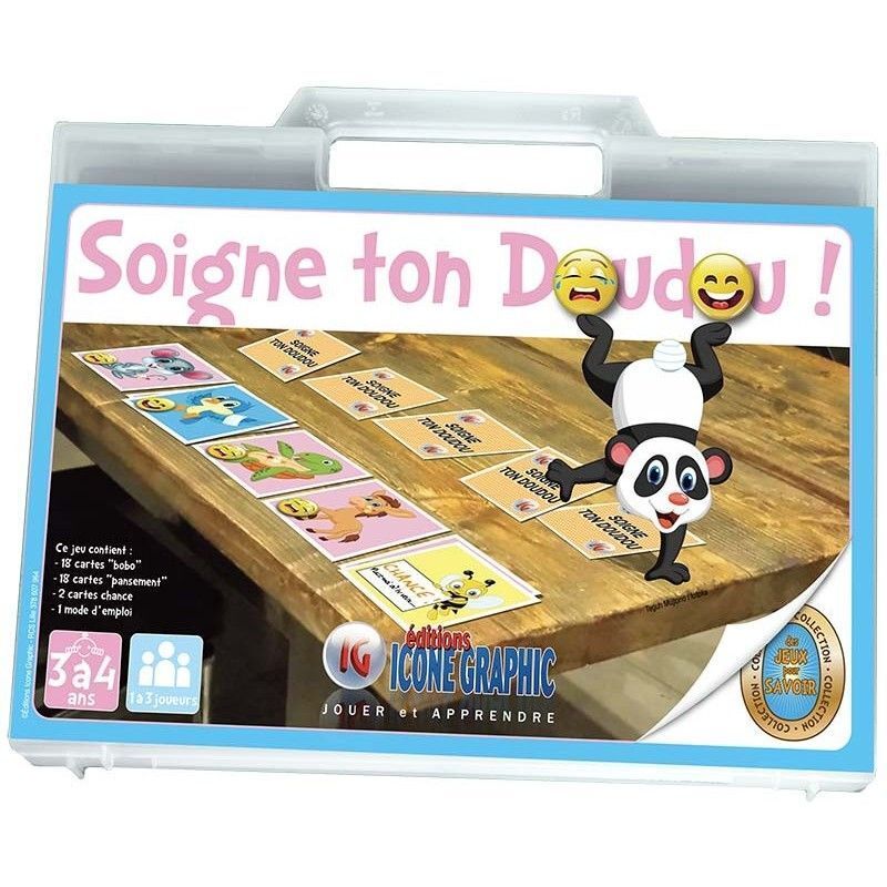 Jeu de premiers secours enfants :  SOIGNE TON DOUDOU - 3 A 4 ANS