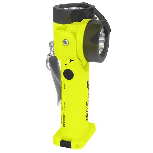 Lampe coudée ATEX double faisceaux INTRANT - chargeur 230V + 12V - jaune STREAMLIGHT