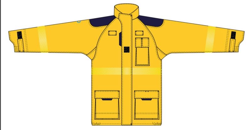 Veste d'intervention textile - feux d’espaces naturels sapeurs-pompiers SIOEN