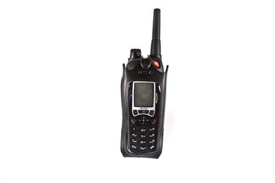 Housse porte radio cuir souple avec fermeture élastique pour radio TPH 700