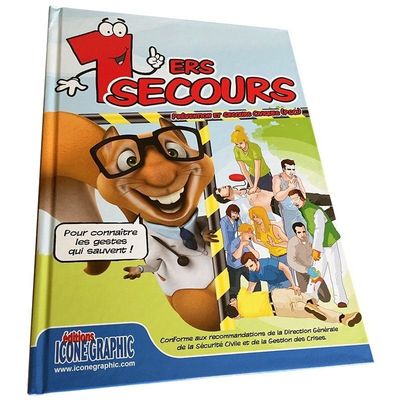 Livre BD bande - dessinée de formation premiers secours PSC1