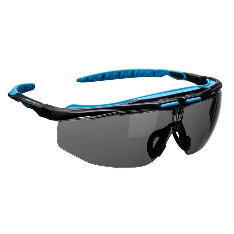 Lunettes de protection Peak KN (anti-rayures et anti-buées) fumé Portwest