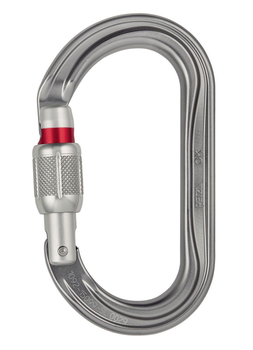 mousqueton OK ovale symétrique SCREW-LOCK PETZL