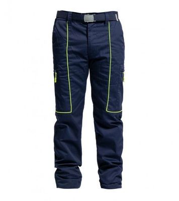 Pantalon de travail ambulancier  liserés jaune fluo DEXSER