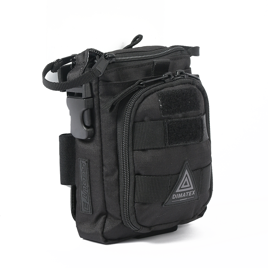 Poche 1er Secours SCOUT 3 full black DIMATEX