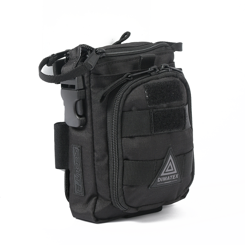 Poche 1er Secours SCOUT 3 full black DIMATEX