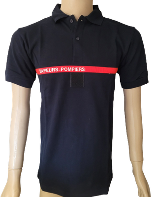Polo sapeurs-pompiers 100% coton Polo sapeurs-pompiers 100% coton