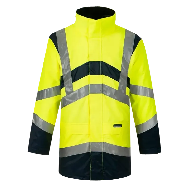 Parka veste de pluie ELYSE V jaune haute visibilité CODUPAL
