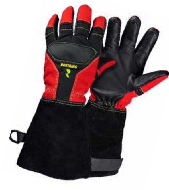 Gants d'attaque feux sapeurs-pompiers cuir textile RAPACEMMIX-SC ROSTAING
