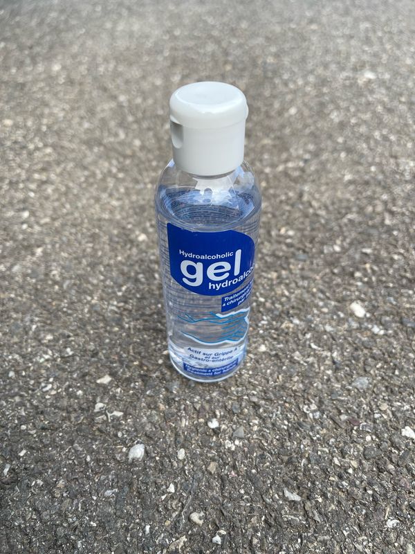 Flacon gel hydroalcoolique 100mL