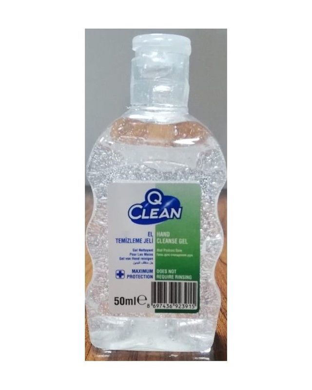 Flacon gel hydroalcoolique 50mL