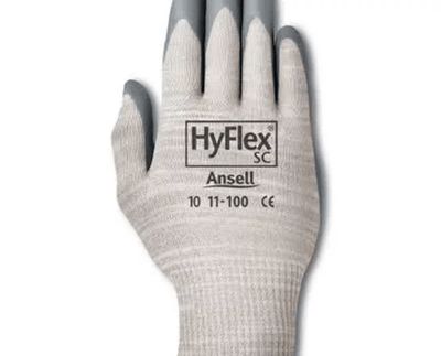 Gants hyflex 11-100 manutention anti-microbienne