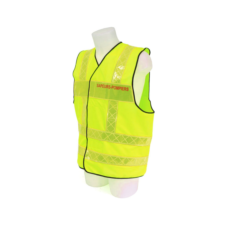 Gilet haute visibilité jaune FELIN Sapeurs-Pompiers DIMATEX