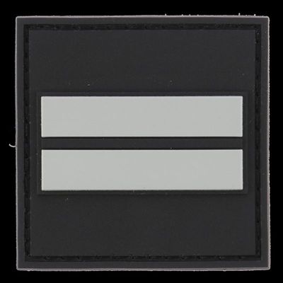 Grade / galon PVC lieutenant sapeurs-pompiers sur velcro