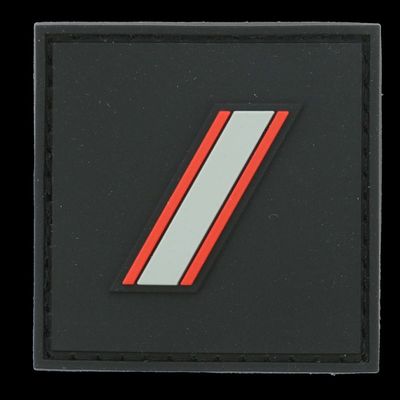Grade / galon PVC sergent sapeurs-pompiers sur velcro