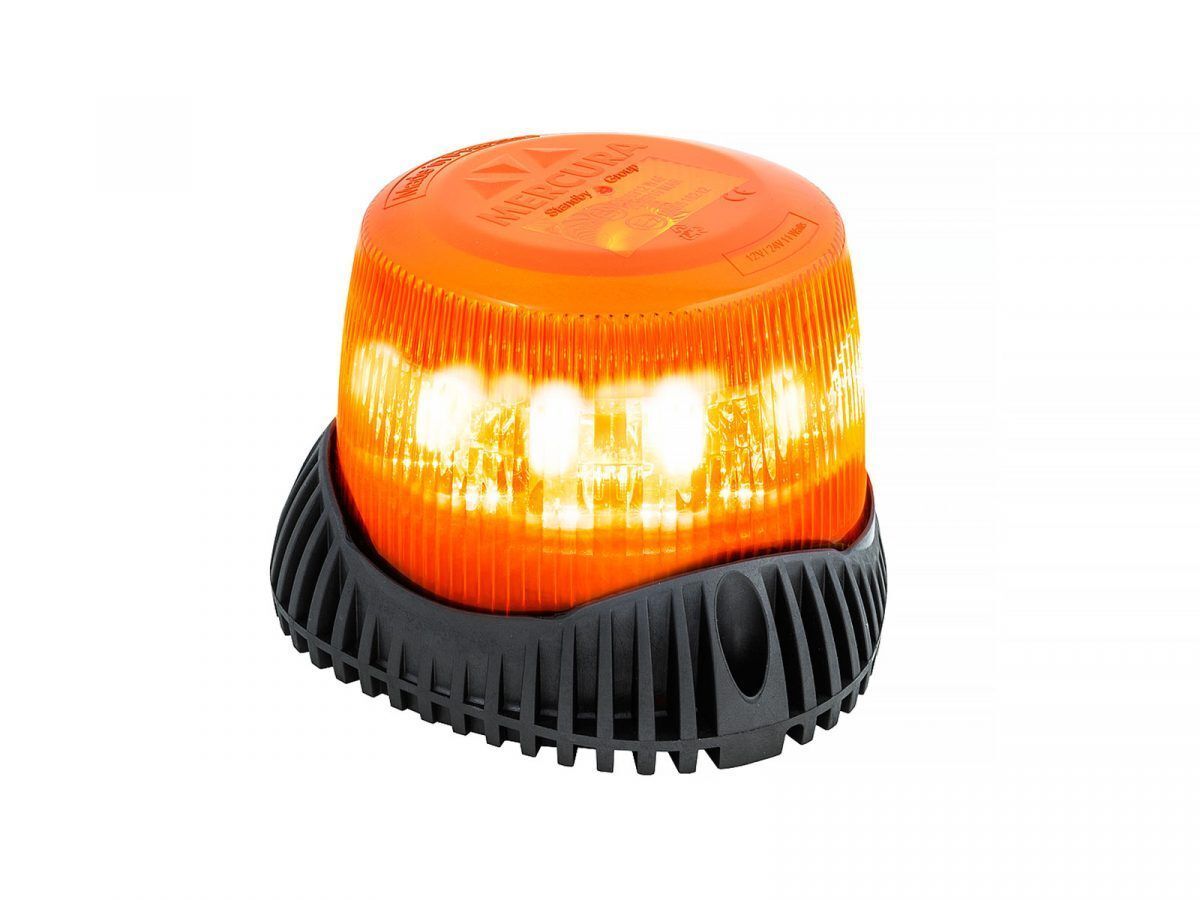 Gyrophare à LED Classe 1 – Gyroled M80 orange fixation ISO 3 points STANDBY MERCURA