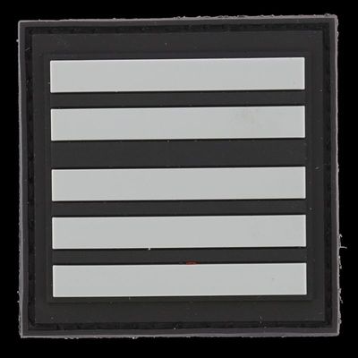 Grade / galon PVC colonel sapeurs-pompiers sur velcro