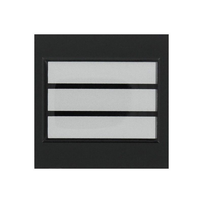 Grade / galon résine capitaine sapeurs-pompiers sur velcro