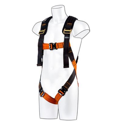 Harnais 1 point d'ancrage ULTRA Noir/Orange