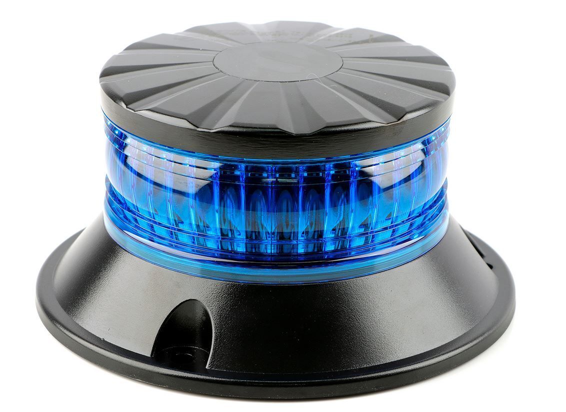 Gyrophare LED Simple étage 65mm bleu