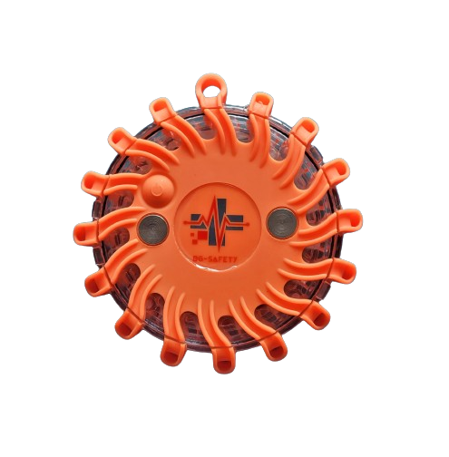 Balise de signalisation led orange magnétique et rechargeable BG-SAFETY