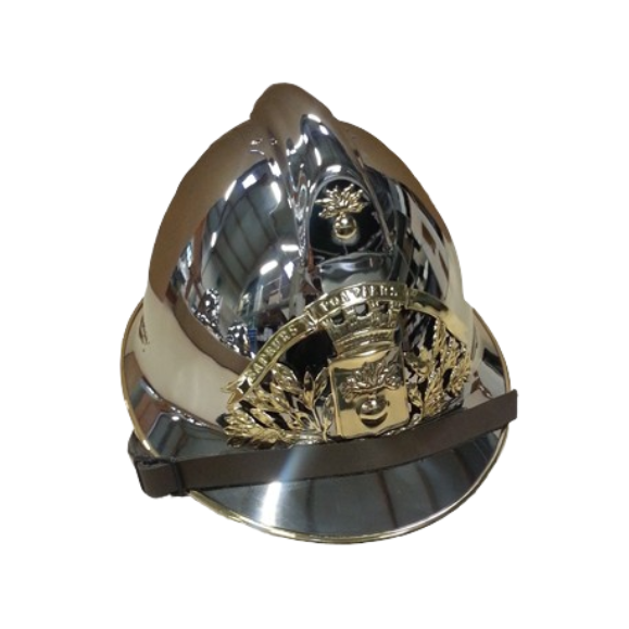Casque de tradition / cérémonie modèle 1933  sapeurs-pompiers homme du rang