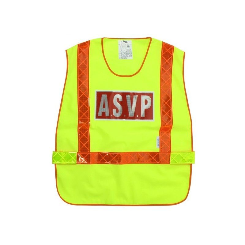 Chasuble / gilet haute visibilité SECURITE ECOLE ASVP / POLICE MUNICIPALE