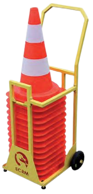 Chariot pour cônes de signalisation 75cm