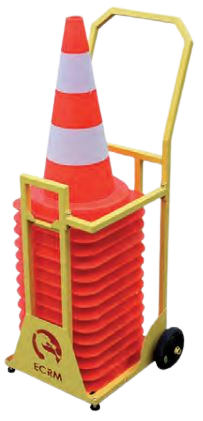 Chariot pour cônes de signalisation 75cm