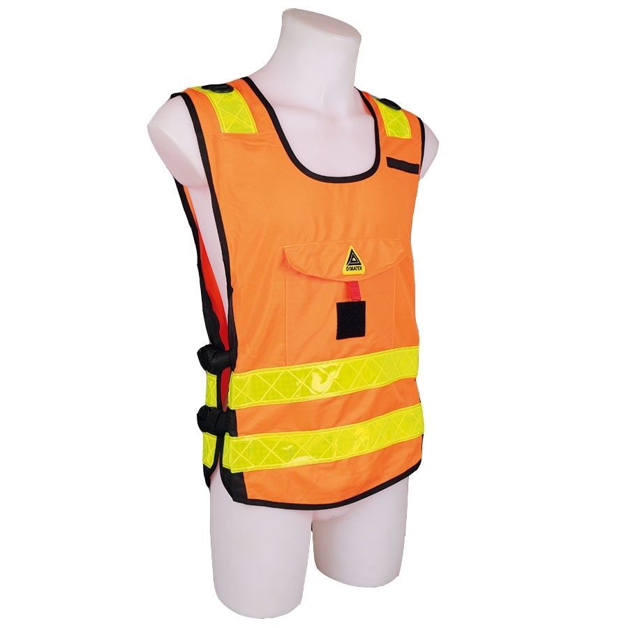 Chasuble / gilet d'identification PADDOCK Orange DIMATEX