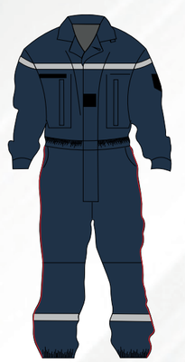 Combinaison F1 secours techniques / sapeurs-pompiers / ambulanciers - personnalisable : créez votre tenue MARTINAS