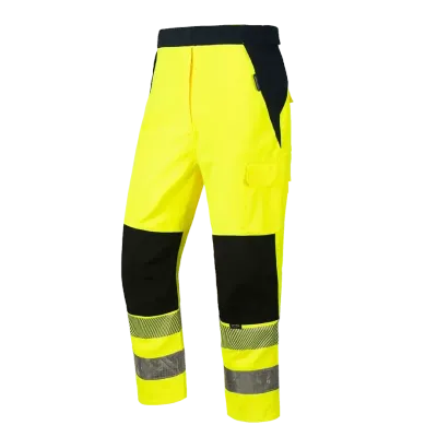 Pantalon de pluie haute visibilité LUMINA P jaune CODUPAL Pantalon de pluie haute visibilité LUMINA P jaune CODUPAL