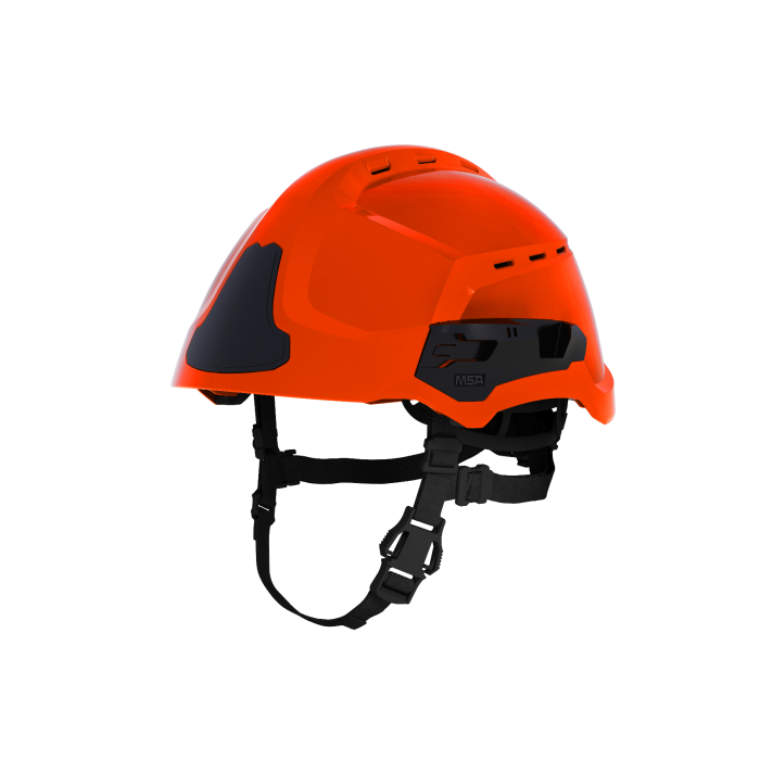 Casque F2XR orange MSA - coque ventilée - sans accessoires