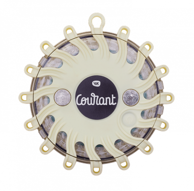 Balise de signalisation led blanche magnétique et rechargeable FLASH CODE COURANT