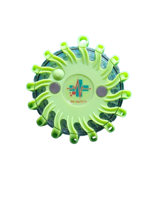 Balise de signalisation led verte magnétique et rechargeable BG-SAFETY