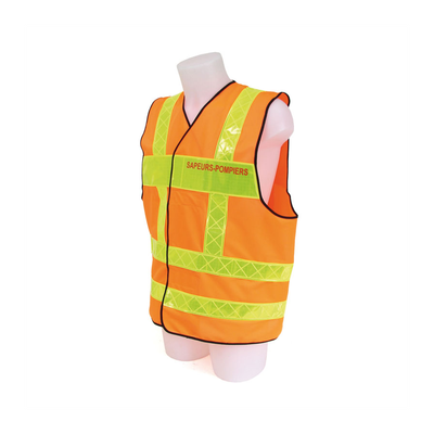 Gilet haute visibilité orange FELIN Sapeurs-Pompiers DIMATEX Gilet haute visibilité orange FELIN Sapeurs-Pompiers DIMATEX