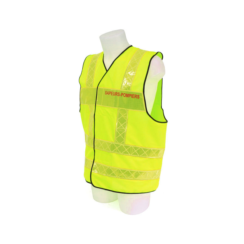 Gilet haute visibilité jaune FELIN Sapeurs-Pompiers DIMATEX