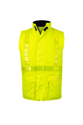 Gilet multinormes haute visibilité MANON microprisme jaune CODUPAL Gilet multinormes haute visibilité MANON microprisme jaune CODUPAL