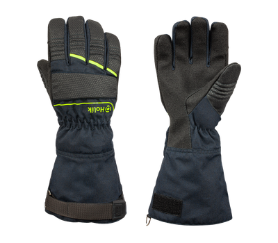 Gants d'attaque feux sapeurs-pompiers textile CRYSTAL LONG bleu HOLIK